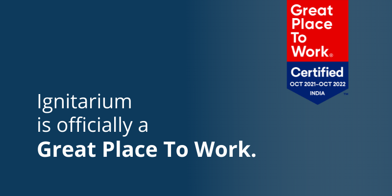 We are Great Place to Work® – Certified